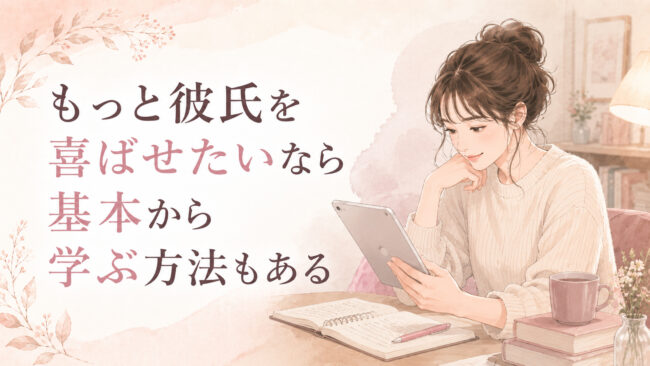 もっと彼氏を喜ばせたいなら基本から学ぶ方法もある
