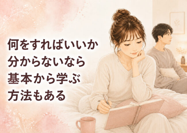 何をすればいいか分からないなら基本から学ぶ方法もある