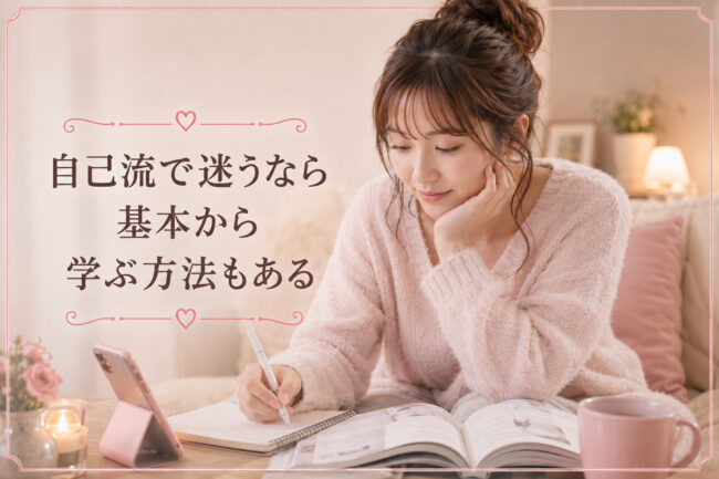 自己流で迷うなら基本から学ぶ方法もある